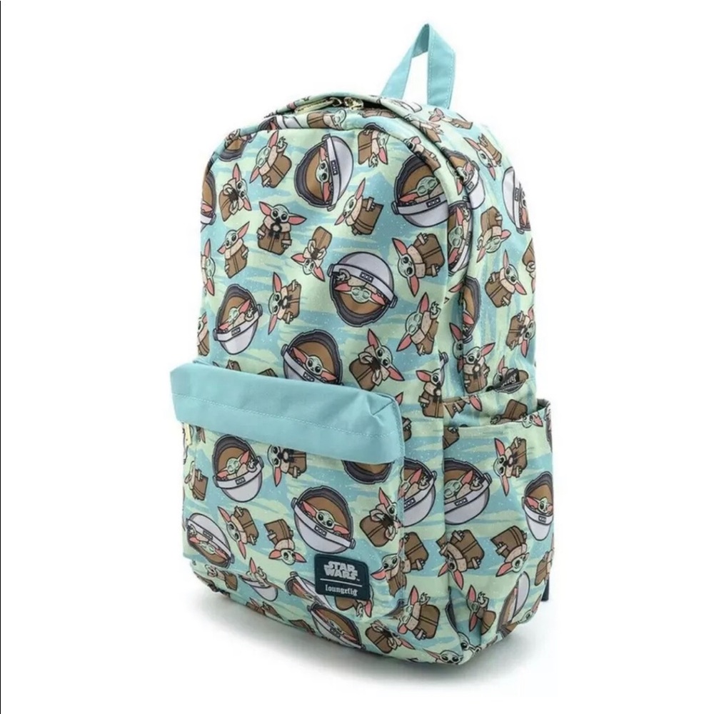 NEW Disney The Child Loungefly Backpack Star Wars: The Mandalorian Bag